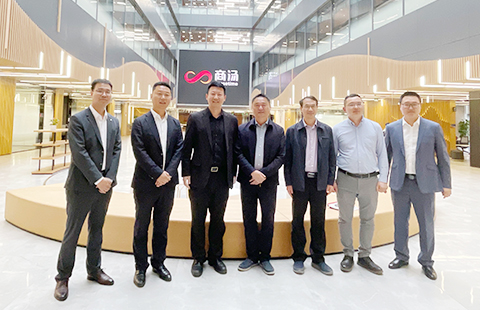 至上海商汤科技交流洽谈